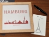 Buchstabengrafik Sehenswürdigkeiten Hamburg