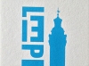 Buchstabengrafik Leipzig Neues Rathaus