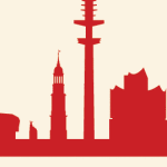 Detail Grafik Silhouetten der Sehenswürdigkeiten