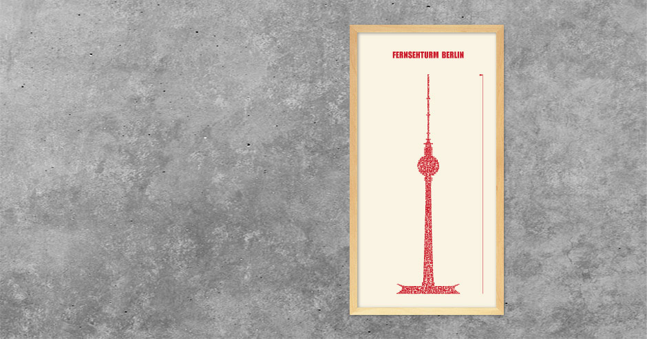 Grafik Fernsehturm Berlin